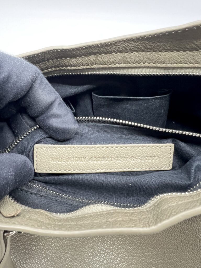 Balenciaga Small City Edge Mink Grey SHW