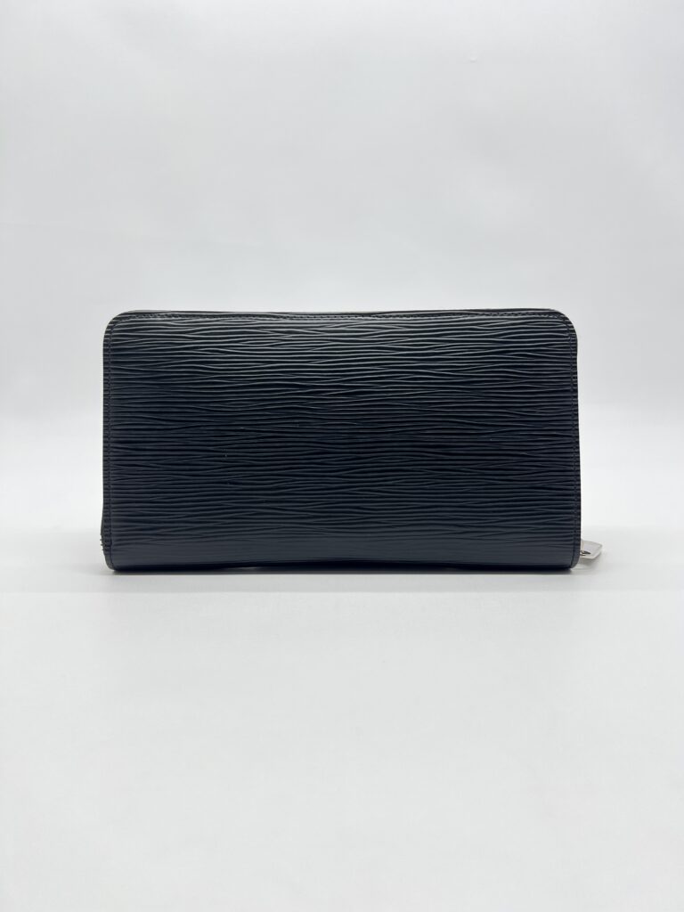 Louis Vuitton Zippy Organizer Wallet Epi Black SHW