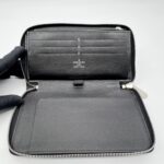 Louis Vuitton Zippy Organizer Wallet Epi Black SHW