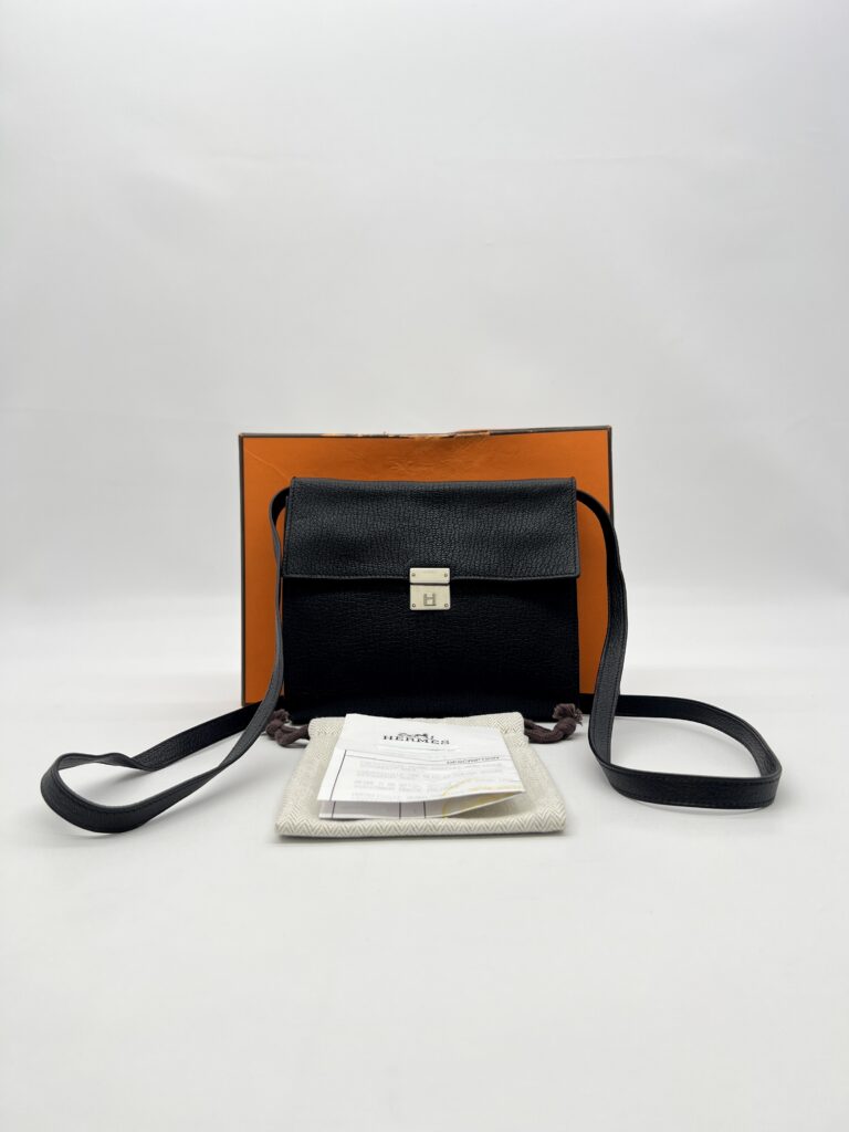 Hermes Sac Clic 16 Chevre Mysore Noir PHW