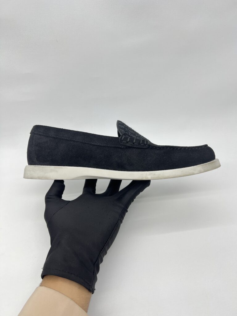 Dior Granville Loafer Black Suide Oblique Jacquard