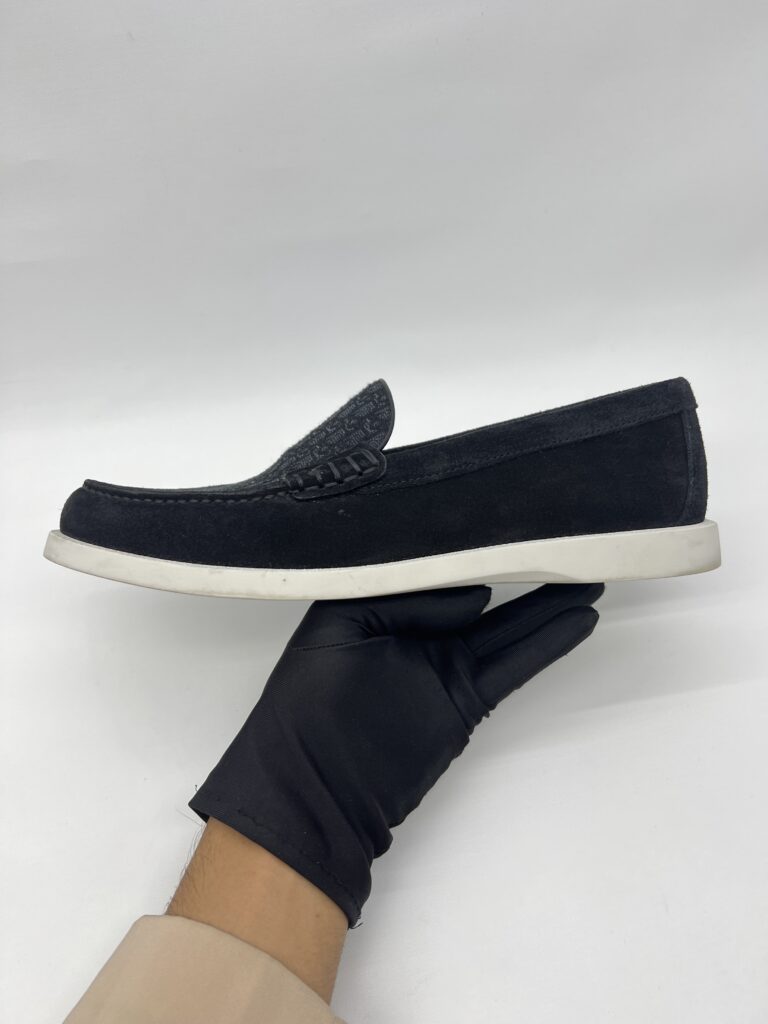 Dior Granville Loafer Black Suide Oblique Jacquard