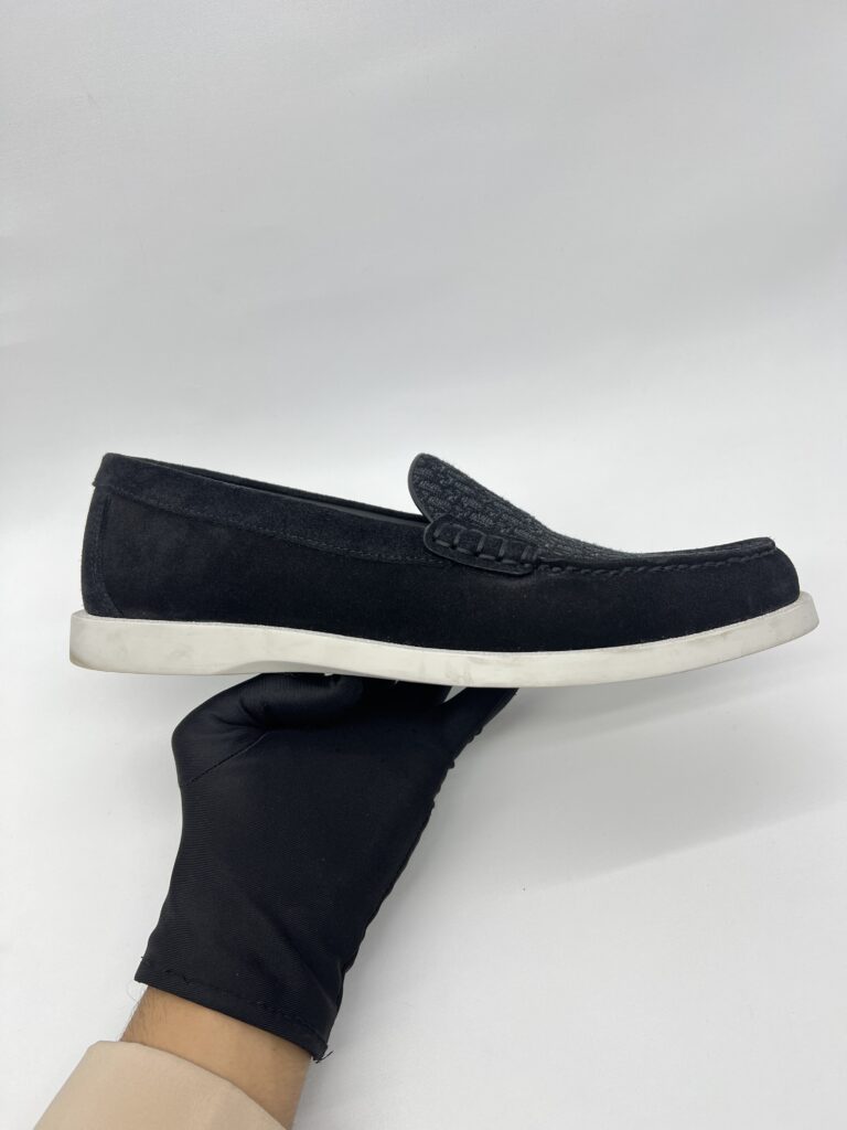Dior Granville Loafer Black Suide Oblique Jacquard