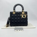 Dior Lady Dior Medium Black GHW