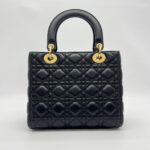 Dior Lady Dior Medium Black GHW