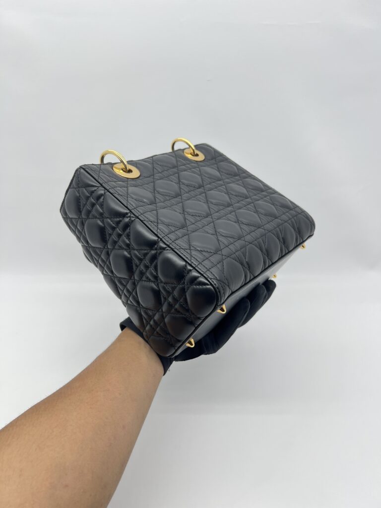 Dior Lady Dior Medium Black GHW