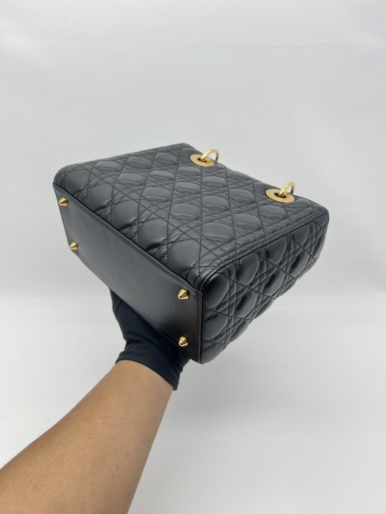 Dior Lady Dior Medium Black GHW