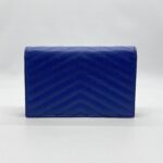 Saint Laurent WOC 19 Grained Blue GHW