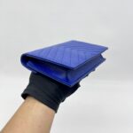 Saint Laurent WOC 19 Grained Blue GHW