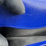 Saint Laurent WOC 19 Grained Blue GHW