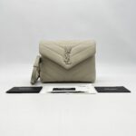Saint Laurent Lou Lou Toy Light Khaki SHW
