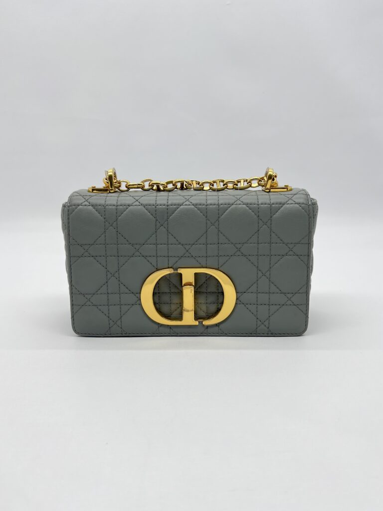Dior Caro Small Gray GHW