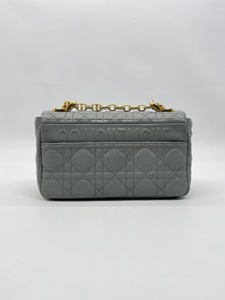 Dior Caro Small Gray GHW