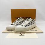 Louis Vuitton Stellar Low Top Sneakers Monogram Mesh White Black