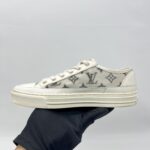 Louis Vuitton Stellar Low Top Sneakers Monogram Mesh White Black