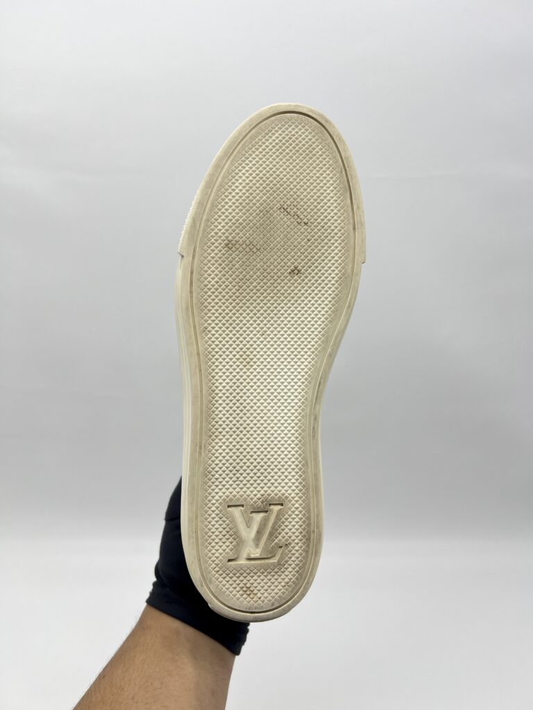 Louis Vuitton Stellar Low Top Sneakers Monogram Mesh White Black