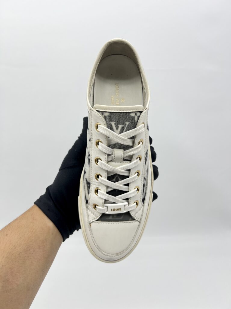 Louis Vuitton Stellar Low Top Sneakers Monogram Mesh White Black