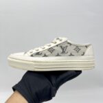 Louis Vuitton Stellar Low Top Sneakers Monogram Mesh White Black
