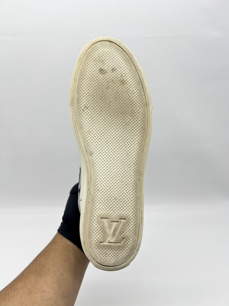 Louis Vuitton Stellar Low Top Sneakers Monogram Mesh White Black