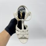 Saint Laurent Tribute Heels White