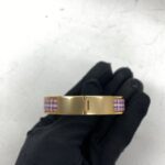Hermes Clic Clac Tartan Pink Delirium