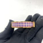 Hermes Clic Clac Tartan Pink Delirium