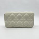 Dior My D Talk Phone Pouch Cannage Lambskin Latte GHW