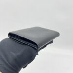 Prada Trifold Wallet Saffiano Black SHW