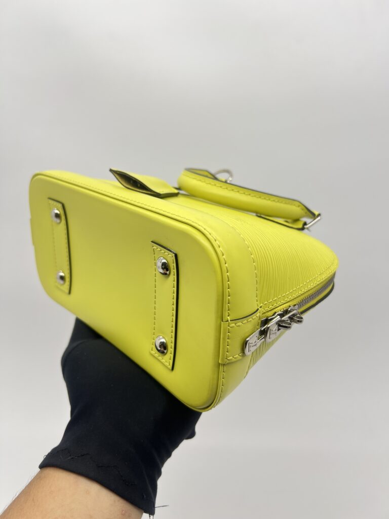 Louis Vuitton Alma BB Epi Pistache SHW