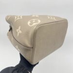 Louis Vuitton NeoNoe MM Monogram Empreinte Giant Tourterelle Crème GHW