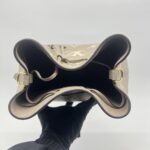 Louis Vuitton NeoNoe MM Monogram Empreinte Giant Tourterelle Crème GHW