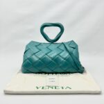Bottega Veneta Grasp Top Handle Intrecciato Green
