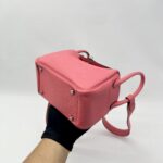Hermes Mini Lindy Clemence Rose Azalee PHW
