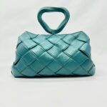 Bottega Veneta Grasp Top Handle Intrecciato Green