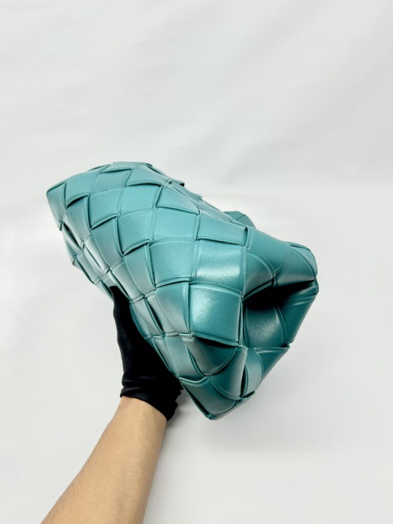 Bottega Veneta Grasp Top Handle Intrecciato Green