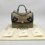 Fendi Ken I Heart Bag Beige Green