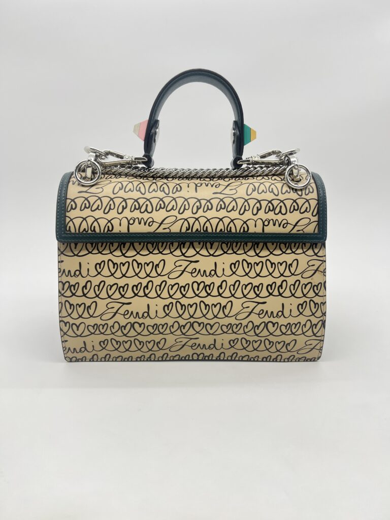 Fendi Ken I Heart Bag Beige Green