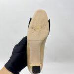 Velentino Bowow 45 Pump Heels Nude Black