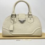 Louis Vuitton Bowling Montaigne GM Epi White SHW