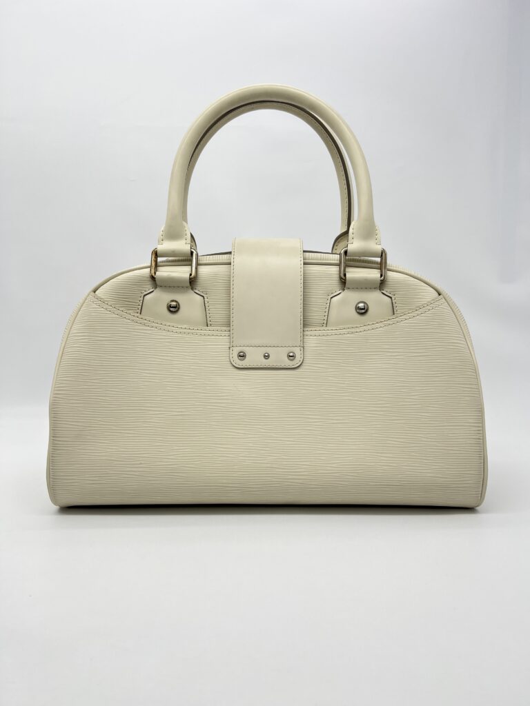 Louis Vuitton Bowling Montaigne GM Epi White SHW
