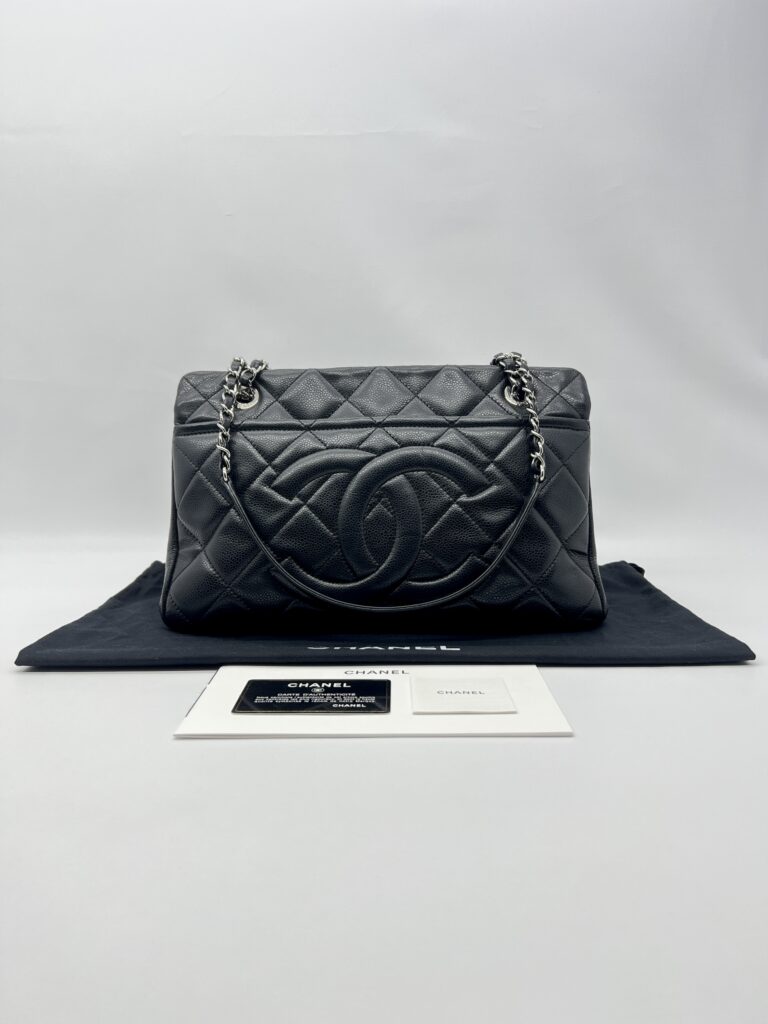 Chanel Timeless CC Tote Caviar Black SHW