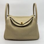 Hermes Lindy 30 Clemence Trench GHW