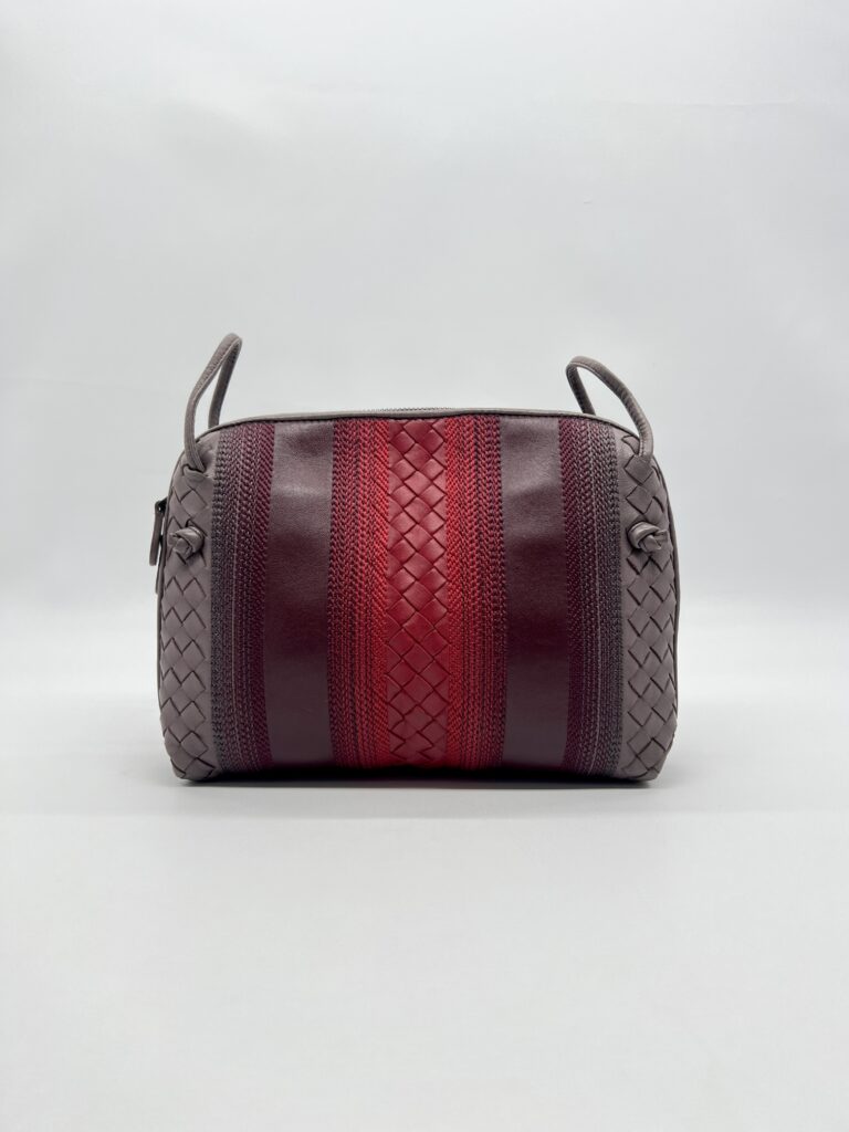 Bottega Veneta Nodini Sling Bag Purple Red