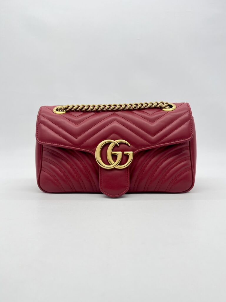 Gucci Marmont Small Red GHW