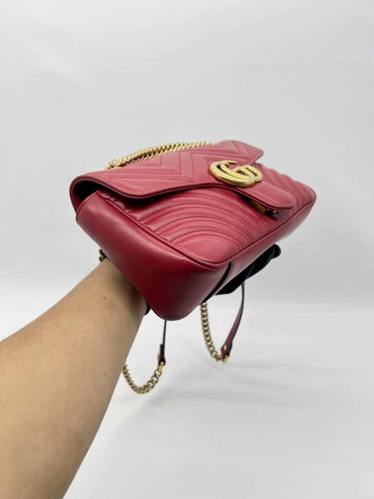 Gucci Marmont Small Red GHW