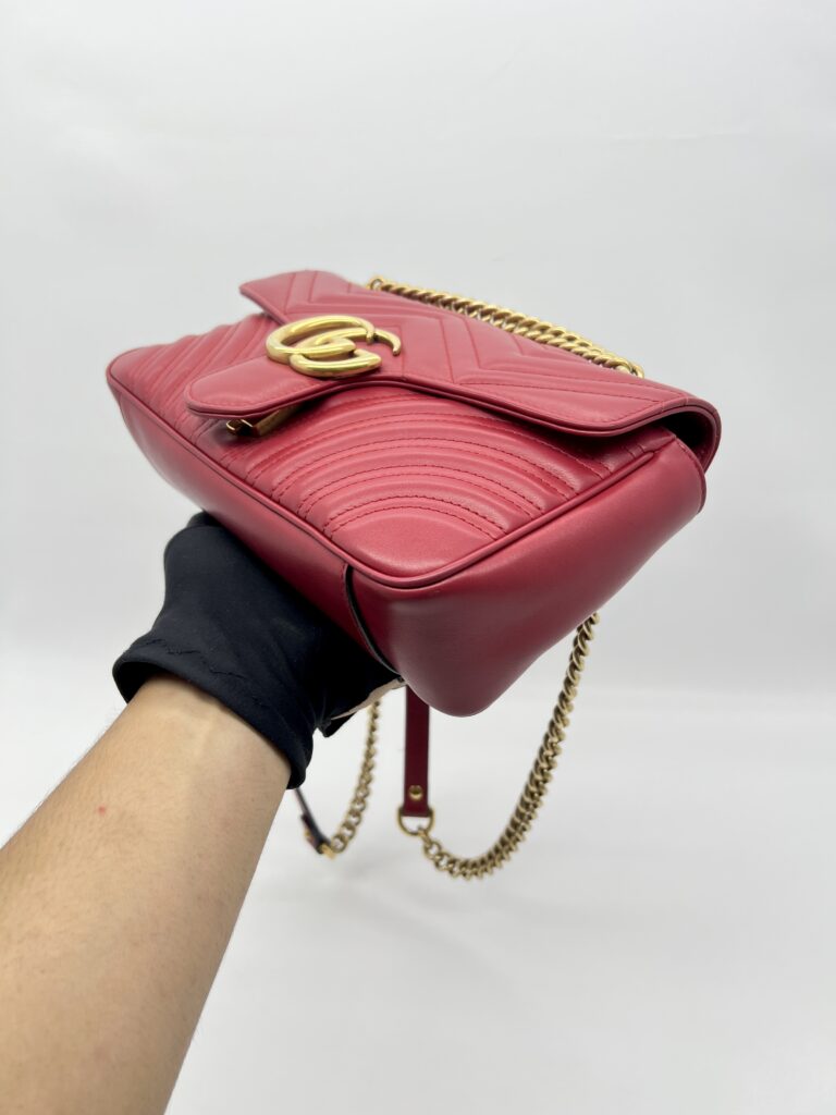 Gucci Marmont Small Red GHW