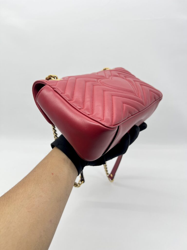 Gucci Marmont Small Red GHW