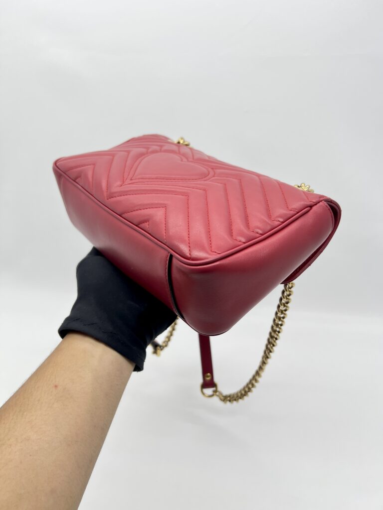 Gucci Marmont Small Red GHW