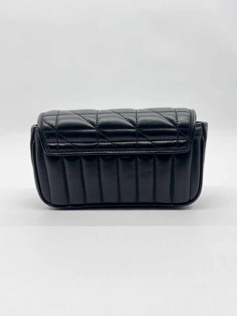 Gucci Marmont Super Mini Geometric Black SHW