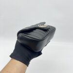 Gucci Marmont Super Mini Geometric Black SHW